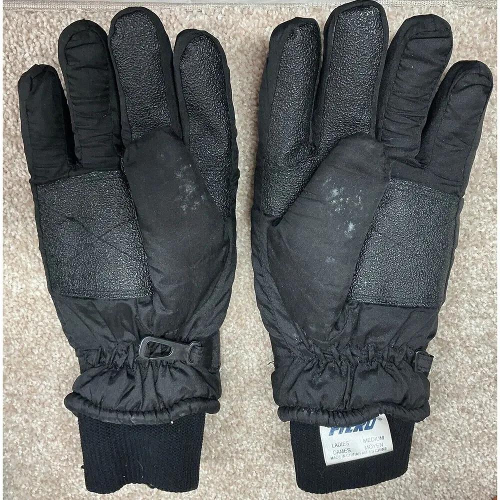 FIERO Woman’s M Black Gloves Aqua Bloc With‎ Small Stains